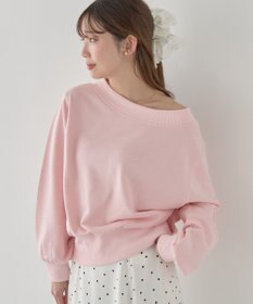 earth music&ecology 裾スリット裏毛プルオーバー