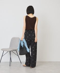 AMERICAN HOLIC 花柄刺繍イージーパンツ