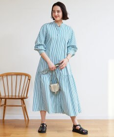 UNFILO 【洗える】イージーケア シャツワンピース