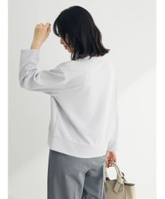 Green Parks カットジョーゼットドットボタンカーディガン