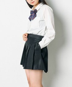 WEGO 【SCHOOLITEM】ポケット付き無地プリーツスカート