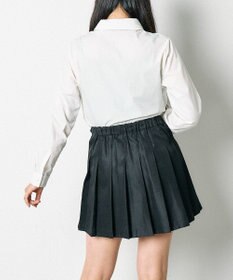 WEGO 【SCHOOLITEM】ポケット付き無地プリーツスカート