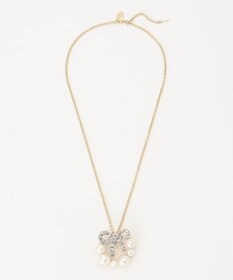 TOCCA 【2WAY】PROMISE PEARL RIBBON BROOCH NECKLACE ブローチ ネックレス