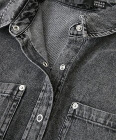 Green Parks ・ＳＵＧＡＲ　ＳＰＯＯＮ　ボリュームスリーブデニムシ