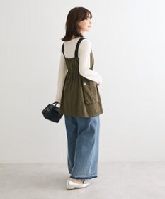 Green Parks タックワイドデニムパンツ