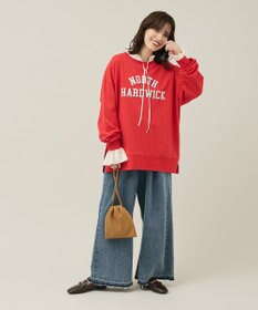 Green Parks タックワイドデニムパンツ