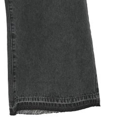 Green Parks タックワイドデニムパンツ