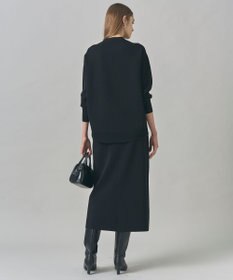 ICB L 【洗える】 シンセティックダブルフェイス ニットタイトスカート