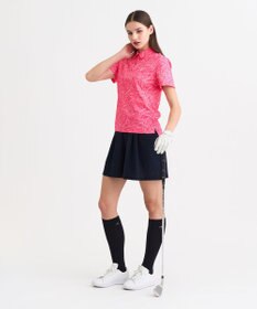 23区GOLF 【WOMEN】遮熱エイトムーブ リーフポロシャツ