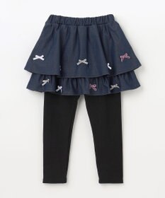 ANY KIDS デニム ニット スカッツ