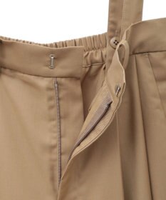 Green Parks サスペンダー付タックパンツ