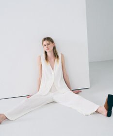 uncrave マシーンプリーツ ギャザーパンツ