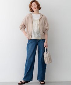 23区 【一部先行予約/見上愛さん着用/接触冷感】23区DENIM サマー ストレート ワイド パンツ