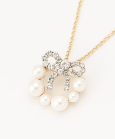 TOCCA 【2WAY】PROMISE PEARL RIBBON BROOCH NECKLACE ブローチ ネックレス