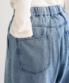 Green Parks タックワイドデニムパンツ