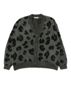 WEGO ベロアモールパターンカーディガン