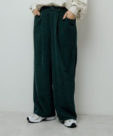 Green Parks 太畝コーデュロイカラーパンツ