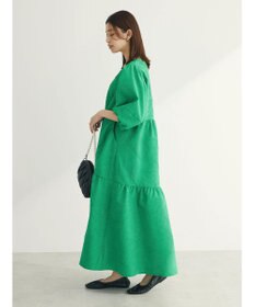 Green Parks ■ＥＳＣＡＲ　エンボスティアードワンピース
