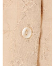 earth music&ecology 刺繍ギャザーブラウス