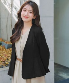 Tiaclasse L 【ストレッチジョーゼット】フレアジャケット