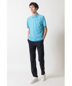 DAKS DAKS GOLF DDロゴ メッシュデニムプリント ポロシャツ