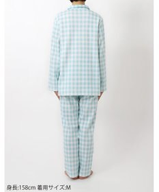 Wing パジャマ 長袖 長ズボン 綿混(本体) あったか レディース EP6017 ウイング／ワコール