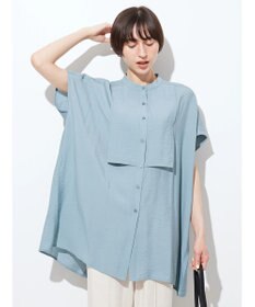 AMERICAN HOLIC ブザムフレンチスリーブバックオープンチュニック