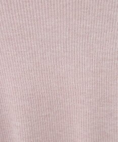 earth music&ecology レーシーハイネックリブプルオーバー