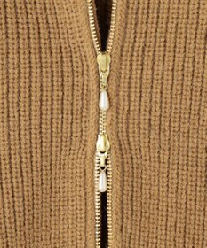 Feroux 【洗える・古畑星夏さん着用】フルジップ ニット