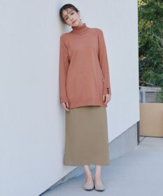 Tiaclasse 【安田美沙子さん着用・選べる2type・新色追加】ボタンニットチュニック