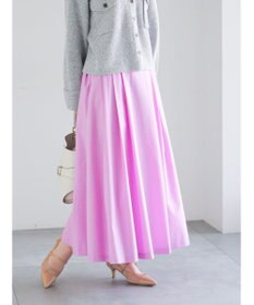 Te chichi タイプライタータックフレアスカート