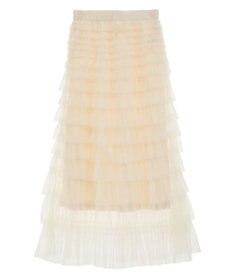 earth music&ecology ティアードフリルチュールスカート