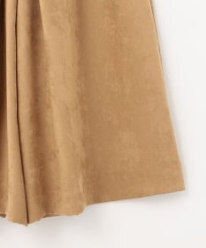 自由区 L 【洗える】ライトスエード キュロット