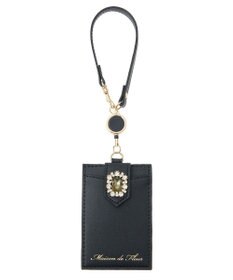 Maison de FLEUR バイカラービジューリールパスケース