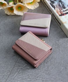 style code 【MERCURYDUO/マーキュリーデュオ】ダイアナ　トリコカラー口金ミニ財布