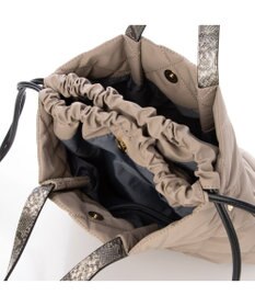 LA BAGAGERIE ドローストリング×キルト2WAYトート Sサイズ