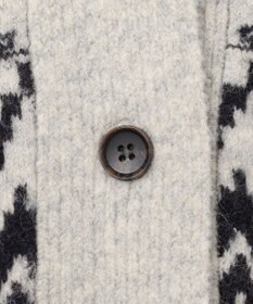 J.PRESS YORK STREET 【UNISEX】FOXMIX ノルディックカウチン ニットカーディガン