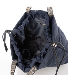 LA BAGAGERIE ドローストリング×キルト2WAYトート Sサイズ