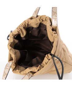 LA BAGAGERIE ドローストリング×キルト2WAYトート Sサイズ