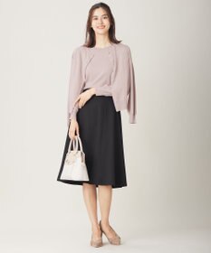 ANY SIS 【洗える】ウールブレンド カーディガン