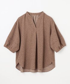 ANY ドルマンスキッパードットブラウス