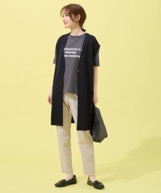 ANY L ロングニットジレ