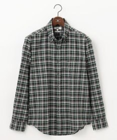 JOSEPH ABBOUD 【オーガニックコットン】スモールチェック フランネルシャツ