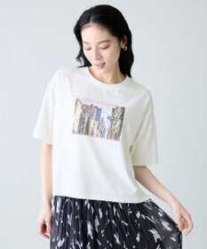 ANY ANYファンクションロゴTシャツ オフフォト