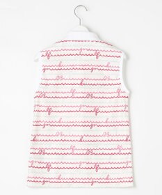 23区GOLF 【WOMEN】ウェーブロゴプリントノースリーブシャツ