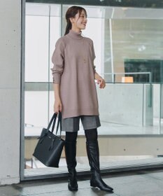 Tiaclasse 【安田美沙子さん着用・選べる2type・新色追加】ボタンニットチュニック