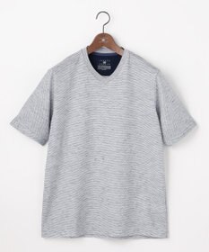 JOSEPH ABBOUD 【フランス産リネン×尾州の技術・清涼感】ノルマンディリネントップジャージー Vネック Tシャツ