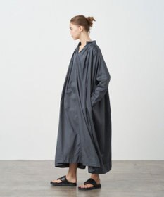 ATON MICRO COTTON SATIN | ギャザードレス