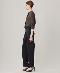 ICB 【接触冷感・UVケア・速乾・洗える】BackSatinAmunzen スカーフタイブラウス