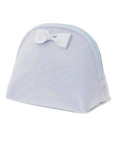 Maison de FLEUR シャイニーリボンラウンドポーチ